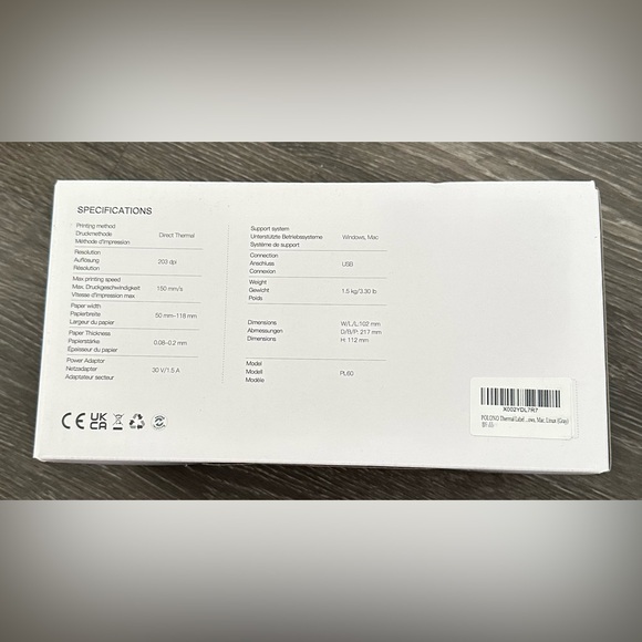 Nib POLONO Thermal Label Printer, 4x6 Shippping Label Printer for Shipping - Picture 7 of 7